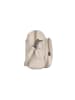 Bellicci Leder-Umhängetasche "Capri" in Beige - (B)26 x (H)17 x (T)10 cm