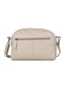 Bellicci Leder-Umhängetasche "Capri" in Beige - (B)26 x (H)17 x (T)10 cm