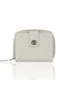 Bellicci Leder-Geldbörse "Carmela" in Creme - (B)9 x (H)12 x (T)2 cm