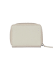Bellicci Leder-Geldbörse "Carmela" in Creme - (B)9 x (H)12 x (T)2 cm