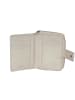Bellicci Leder-Geldbörse "Carmela" in Creme - (B)9 x (H)12 x (T)2 cm