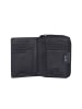 Bellicci Leder-Geldbörse "Carmela" in Schwarz - (B)9 x (H)12 x (T)2 cm