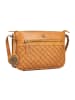 Bellicci Leder-Umhängetasche "Paige" in Senf - (B)25 x (H)18 x (T)5 cm