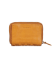 Bellicci Skórzany portfel "Percy" w kolorze jasnobrązowym - 10 x 13 x 3 cm