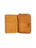 Bellicci Skórzany portfel "Percy" w kolorze jasnobrązowym - 10 x 13 x 3 cm