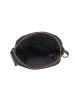 Bellicci Leder-Umhängetasche "Charlotte" in Schwarz - (B)13 x (H)19 x (T)3 cm