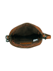 Bellicci Leder-Umhängetasche "Charlotte" in Hellbraun - (B)13 x (H)19 x (T)3 cm