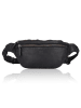 Bellicci Leder-Brustbeutel "Charmaine" in Schwarz - (B)40 x (H)17 x (T)6 cm