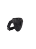 Bellicci Leder-Brustbeutel "Charmaine" in Schwarz - (B)40 x (H)17 x (T)6 cm