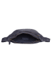 Bellicci Leren borstbuidel "Charmaine" donkerblauw - (B)40 x (H)17 x (D)6 cm