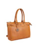 Bellicci Leder-Henkeltasche "Chelsea" in Hellbraun - (B)34 x (H)29 x (T)10 cm