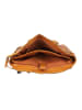 Bellicci Leder-Henkeltasche "Chelsea" in Hellbraun - (B)34 x (H)29 x (T)10 cm