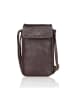 Bellicci Leren smartphonetas "Cherie" bruin - (B)11 x (H)19 x (D)3 cm