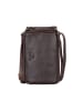 Bellicci Leren smartphonetas "Cherie" bruin - (B)11 x (H)19 x (D)3 cm