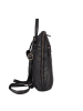 Bellicci Leder-Rucksack "Cheyenne" in Schwarz - (B)23 x (H)31 x (T)10 cm
