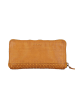 Bellicci Leder-Geldbörse "Eleanor" in Hellbraun - (B)19 x (H)9 x (T)2 cm