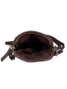 Bellicci Leder-Handytasche "Everly" in Braun - (B)11 x (H)19 x (T)2 cm