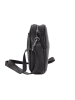 Bellicci Leder-Umhängetasche "Koko" in Schwarz - (B)18 x (H)18 x (T)5 cm