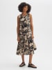 OPUS Kleid in Schwarz/ Beige