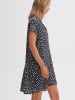 OPUS Kleid in Dunkelblau/ Weiß