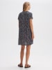 OPUS Kleid in Dunkelblau/ Weiß