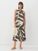 Someday Kleid in Khaki/ Creme
