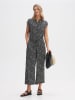 OPUS Jumpsuit zwart/wit
