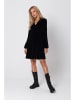 made of emotion Fluwelen jurk zwart