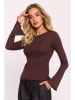 made of emotion Longsleeve bruin