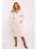 made of emotion Strickkleid in Creme