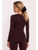 made of emotion Longsleeve in Braun