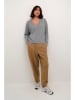 Kaffe Pullover in Hellgrau