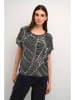 Kaffe Bluse in Schwarz/ Weiß
