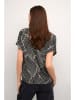 Kaffe Bluse in Schwarz/ Weiß