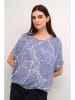 Kaffe Bluse in Blau/ Weiß