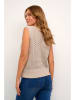 Kaffe Pullunder in Beige