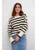 Kaffe Pullover in Creme/ Schwarz