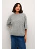 Kaffe Pullover in Hellgrau