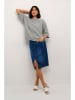 Kaffe Pullover in Hellgrau