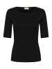 Kaffe Longsleeve in Schwarz