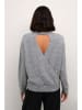 Kaffe Pullover in Hellgrau
