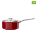 KitchenAid 2tlg. Set: Stielkasserolle in Rot - 1,3 l