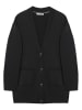 Polo Club Cardigan in Schwarz