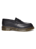 Dr. Martens Leder-Mokassins in Schwarz