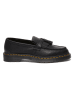 Dr. Martens Leder-Mokassins in Schwarz