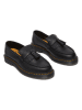Dr. Martens Leder-Mokassins in Schwarz