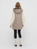 JDY Doorgestikte bodywarmer beige