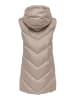 JDY Doorgestikte bodywarmer beige