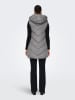 JDY Doorgestikte bodywarmer grijs