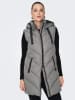 JDY Doorgestikte bodywarmer grijs